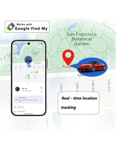 Localizador GPS YIALT Android - Batería 365 días, Resistente