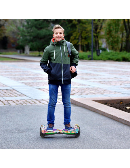 Hoverboard Eléctrico Voyager Tortugas Ninja 220W Ruedas LED Hoverboard Eléctrico Voyager Tortugas Ninja 220W Ruedas LED