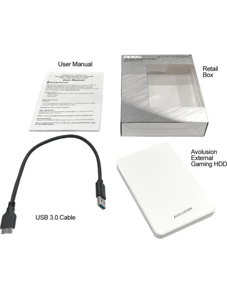Disco Duro Externo Avolusion Z1-S 1TB USB 3.0 para PS4 Disco Duro Externo Avolusion Z1-S 1TB USB 3.0 para PS4