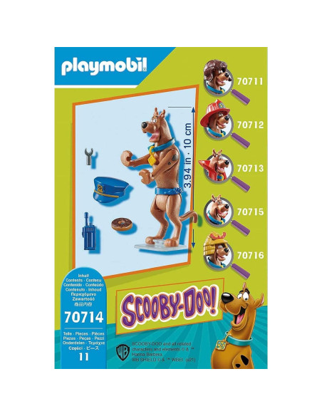 Figura de Policía Coleccionable Playmobil Scooby-Doo Figura de Policía Coleccionable Playmobil Scooby-Doo
