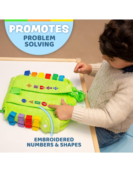 Mochila de Actividades Buddy Buckle Toys - Juguete Educativo Mochila de Actividades Buddy Buckle Toys - Juguete Educativo