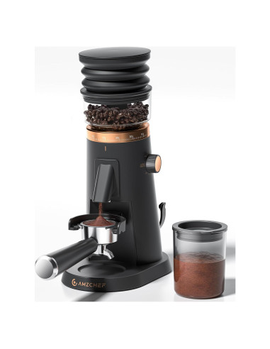 Molinillo de Café AMZCHEF 75 Configuraciones Antiestático
