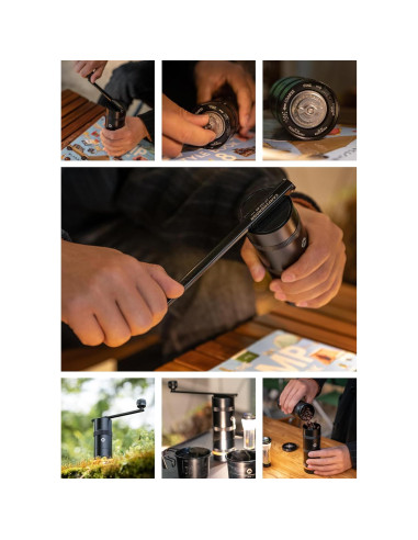 Molinillo de Café Manual Campingmoon CC-152BK Plegable 544g