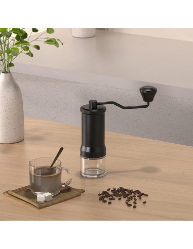 Molino de Café Manual Mikinya - Acero Inoxidable, 40 Ajustes