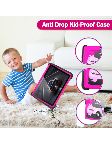 Tablet Infantil YINOCHE 10.1" Rosa - Android, 64GB, Control Parental Tablet Infantil YINOCHE 10.1" Rosa - Android, 64GB, Control Parental
