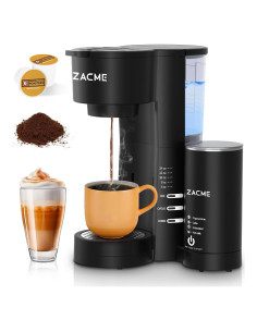Máquina de café ZACME 3 en 1 con espumador de leche 0.83 L