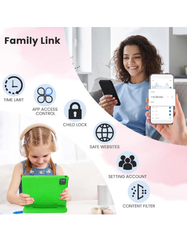 Tableta Infantil Iconiotk JR-J10 10.1" Android 14 64GB Verde