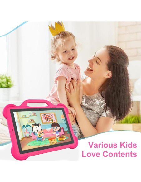 Tableta para Niños PEICHENG 10.1" Android 14.0 Rosa Tableta para Niños PEICHENG 10.1" Android 14.0 Rosa