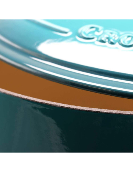 Horno Holandés Crock-Pot Artisan 7L Hierro Fundido Enameled Teal Horno Holandés Crock-Pot Artisan 7L Hierro Fundido Enameled Teal