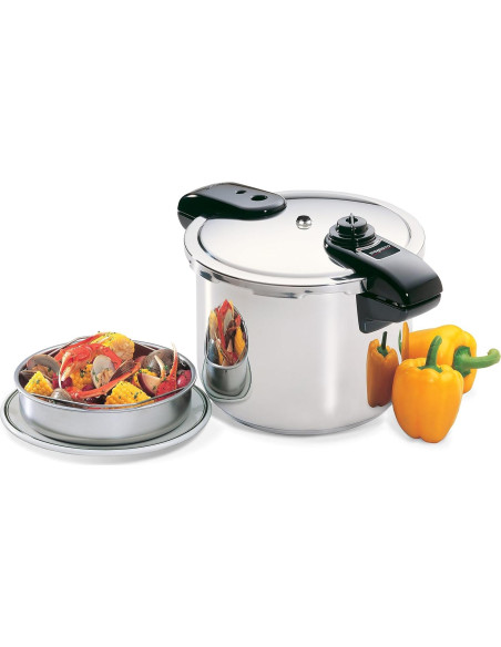 Olla a Presión Presto 01370 de Acero Inoxidable 7.6L Olla a Presión Presto 01370 de Acero Inoxidable 7.6L