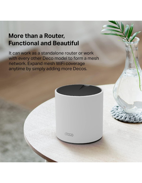 Sistema Mesh WiFi 6 TP-Link Deco X55 - Cubre 232 m, 3 Puertos Gigabit Sistema Mesh WiFi 6 TP-Link Deco X55 - Cubre 232 m, 3 Puertos Gigabit