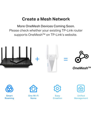 Extensor de Rango TP-Link AX3000 WiFi 6 Doble Banda RE715X