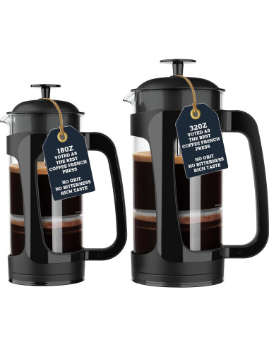 Cafetera Prensa Francesa ESPRO P3 532 ml Filtro Doble Sin Sedimentos
