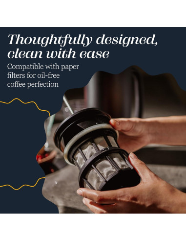 Cafetera Prensa Francesa ESPRO P3 532 ml Filtro Doble Sin Sedimentos