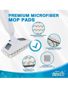 Almohadillas de Reemplazo HOMEXCEL para Mopas Bissell 4 Pzas 2