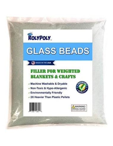 Relleno de Perlas de Vidrio Roly Poly 4.54 kg para Manualidades