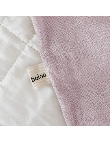 Funda de Edredón Baloo 100% Lino Rosa Pálido 106.68x182.88 cm