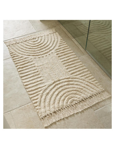 Alfombra de Baño KIBAGA Boho 61x91 cm Antideslizante Lavable
