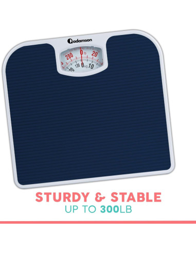 Báscula Analógica Adamson A21 - Hasta 136 kg - Antideslizante