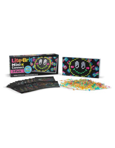 Lite Brite Mini-X Conectar - Set de 2 Juguetes Creativos