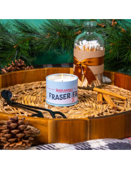 Vela de Navidad Santa's Naturals Abeto Fraser 255g - Quema 30h Vela de Navidad Santa's Naturals Abeto Fraser 255g - Quema 30h