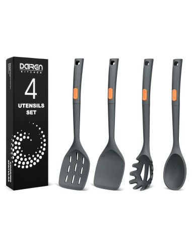 Juego de Utensilios de Cocina de Silicona DaiRen - 4 Piezas