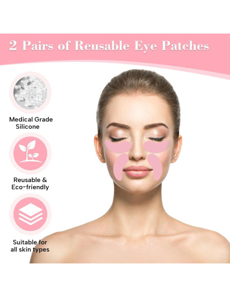 Parche Reutilizable para Ojos Chianku - 2 Piezas Rosa Parche Reutilizable para Ojos Chianku - 2 Piezas Rosa