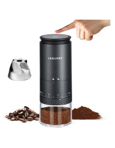 Molino de Café Portátil Leburry Eléctrico Recargable 25g