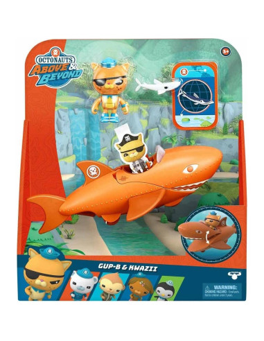 Paquete Aventura Octonautas Kwazii y Gup-B 7.62 cm