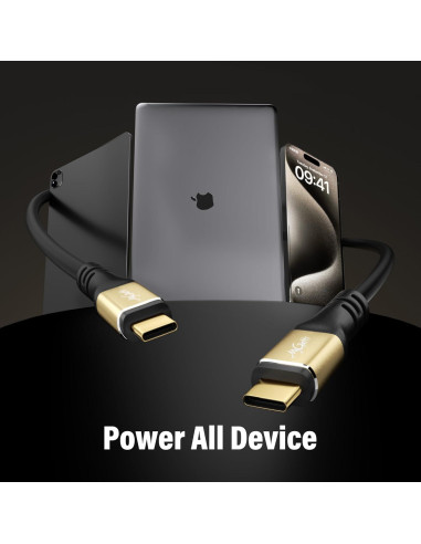 Cable USB C a USB C 100W 4.57m Mygatti Carga Rápida