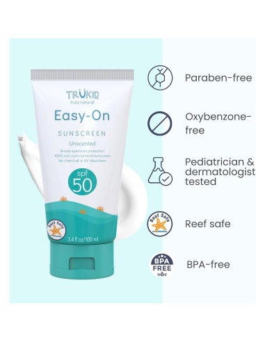 Protector Solar Mineral TruKid SPF 50 - 100ml para Niños