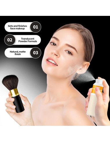 Polvo Mineral Protector Solar Spray Go Ho SPF 50 Translúcido 10g