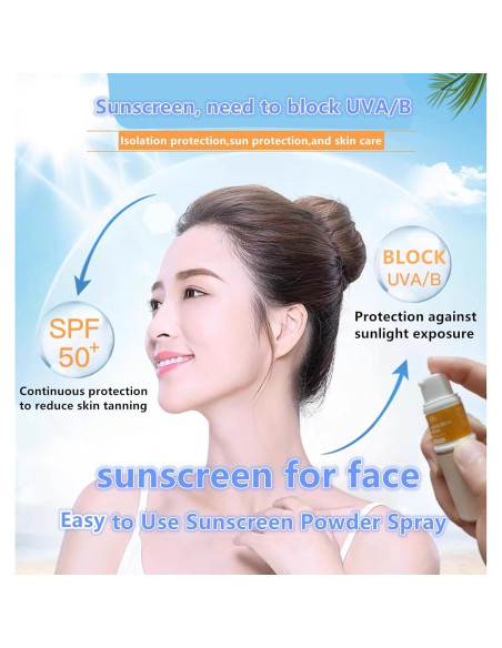 Polvo Mineral Protector Solar Spray Go Ho SPF 50 Translúcido 10g Polvo Mineral Protector Solar Spray Go Ho SPF 50 Translúcido 10g