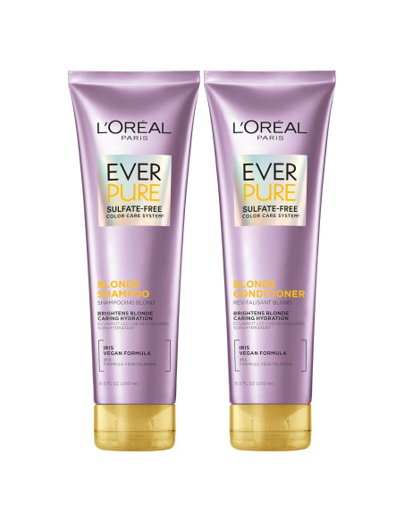 Set de Champú y Acondicionador Sin Sulfatos L'Oreal 250 ml Set de Champú y Acondicionador Sin Sulfatos L'Oreal 250 ml