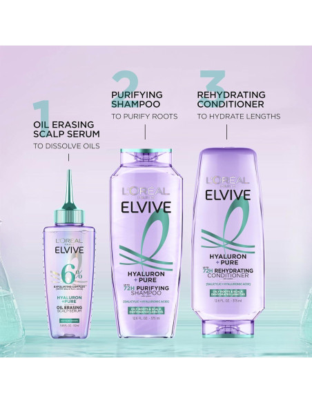 Juego de Champú y Acondicionador L'Oreal Elvive Hyaluron 72H Juego de Champú y Acondicionador L'Oreal Elvive Hyaluron 72H