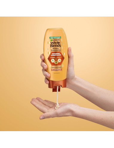 Conjunto Champú y Acondicionador Garnier Whole Blends 650 ml