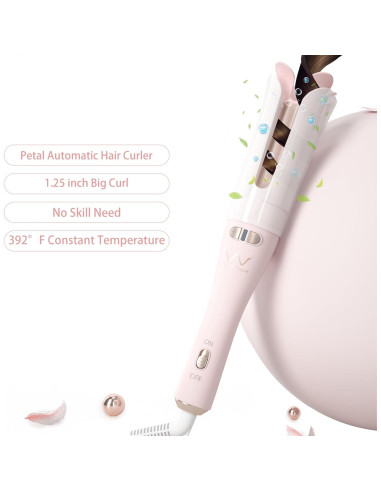 Plancha de Rizar Automática VAV 1.25" (3.18 cm) para Cabello Largo