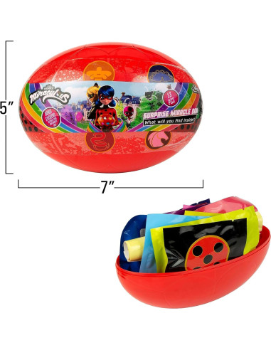 Caja Milagrosa Sorpresa 13 Piezas Ladybug y Cat Noir