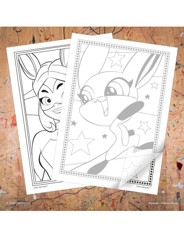 Libro para Colorear Bendon Ladybug y Cat Noir 48 Páginas