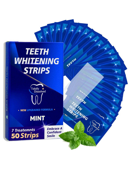 Tiras Blanqueadoras de Dientes Vatonezich - 50 Tiras Efectivas Tiras Blanqueadoras de Dientes Vatonezich - 50 Tiras Efectivas