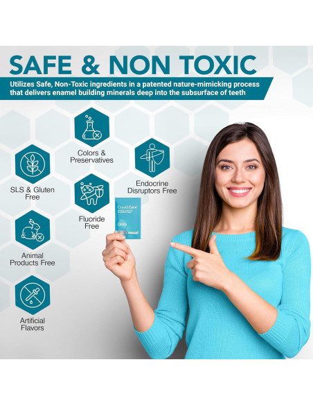 Tiras Dentales CrystLCare para Sensibilidad Dental - 14 Unidades Tiras Dentales CrystLCare para Sensibilidad Dental - 14 Unidades
