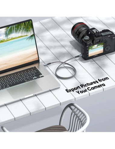 Cable USB C 0.91m JasRoum 3.2 Gen 2x2 20Gbps 240W 4K