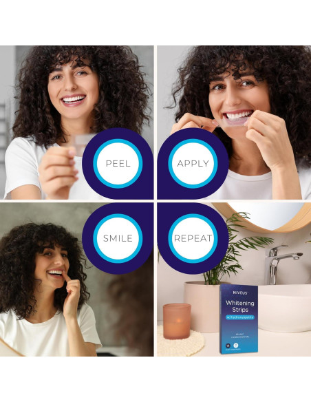 Tiras Blanqueadoras Niveus - 14 Tiras con 9% Peróxido Tiras Blanqueadoras Niveus - 14 Tiras con 9% Peróxido