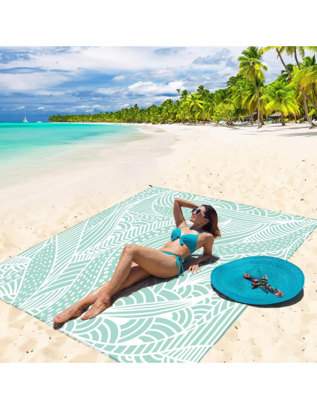 Manta de Playa HIHOHO LBL-Ripple 200x210 cm Impermeable Manta de Playa HIHOHO LBL-Ripple 200x210 cm Impermeable