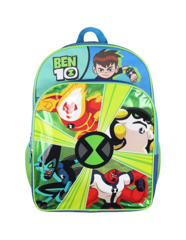 Mochila Bioworld Ben 10 Omnitrix 40.64x30.48x10.16 cm Niños