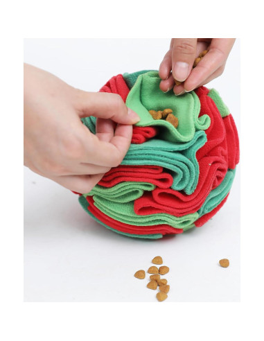 Pelota Snuffle para Perros Ablechien - Juguete Interactivo 10cm