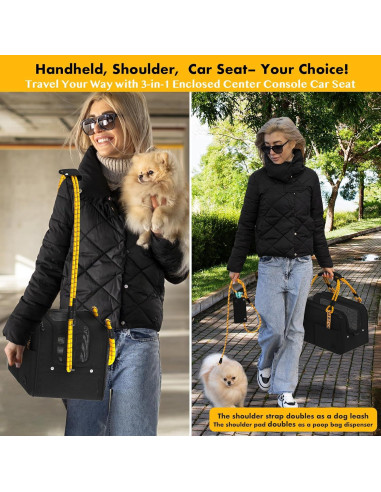 Asiento Elevado para Perros PAWZIDEA - Consola Central 43cm