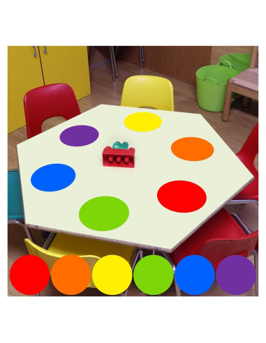 Pegatinas de Borrado en Seco Ireer 12 Pcs 33 cm Arcoíris