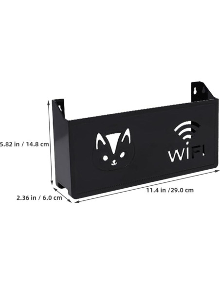 Caja de Almacenamiento Montada en Pared DOITOOL - Negro Caja de Almacenamiento Montada en Pared DOITOOL - Negro