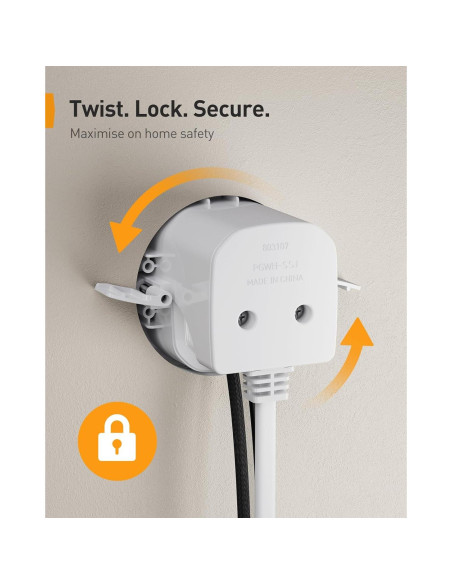 Kit de Gestión de Cables en Pared Perlegear PGWH02W, Ocultador de Cables para TV y Altavoces Kit de Gestión de Cables en Pared Perlegear PGWH02W, Ocultador de Cables para TV y Altavoces